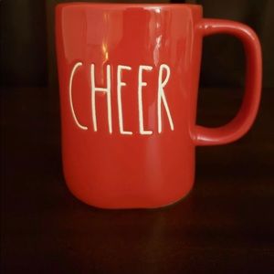 Rae Dunn red cheer mug